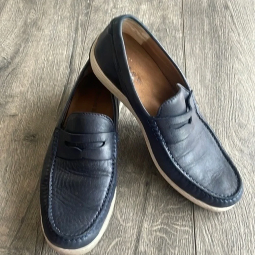 Trask shoes, men’s blue leather Loafer size 11